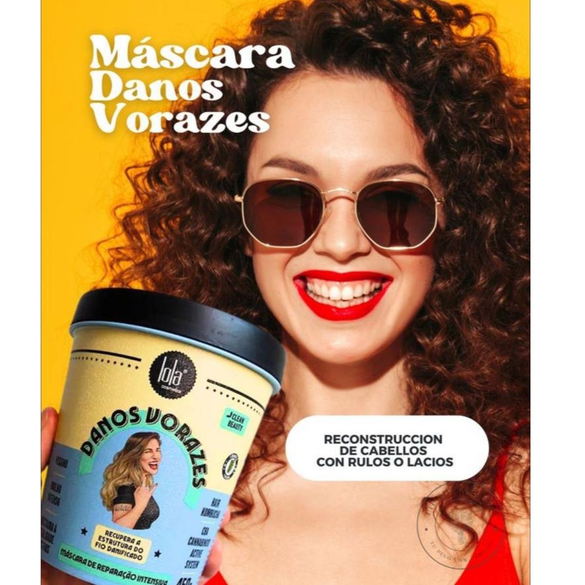 Mascarilla para el cabello Lola Cosmetics Danos Vorazes de uso diario en Santa Rosa de Cabal Risaralda Colombia. Compra en onlineshoppingcenterg.